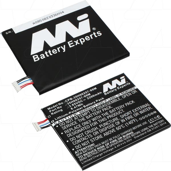 MI Battery Experts CPB-35H00257-00M-BP1